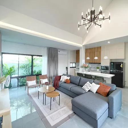 Harmonic Huahin Pool Villa-3Br, 3 Bath, 2 Kitchen